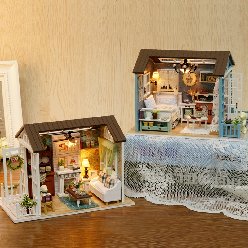 Music box, hut, constructor for friend, DIY, Birthday gift