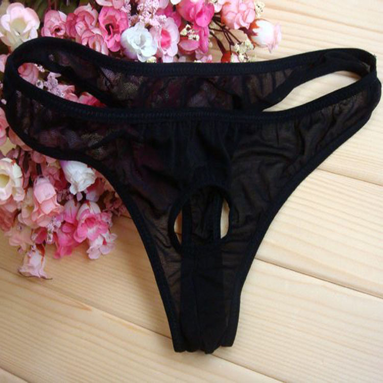 Cherry Temptation Sexy Underwear Men's Underwear Sexy Passion Vulnerable Mesh Transparent Dew JJ Briefs T Pants