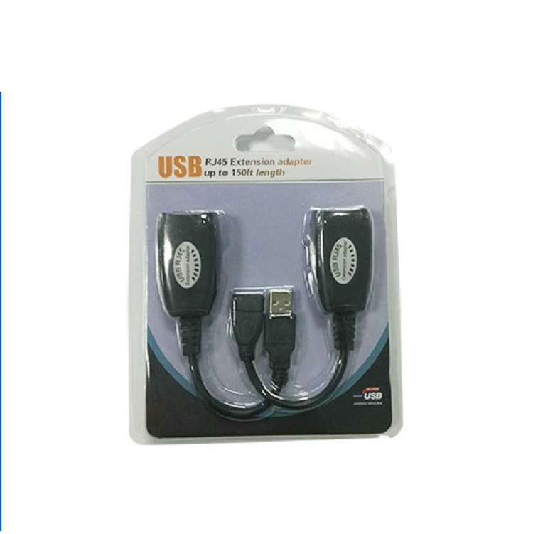 USB к удлинительной линии RJ45 усилитель сигнала USB соединение (интерфейс RJ45) может достигать 50 метров