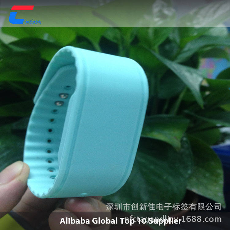 RFID手腕带 S50芯片硅胶腕带 门锁智能腕带 桑拿会所手腕带