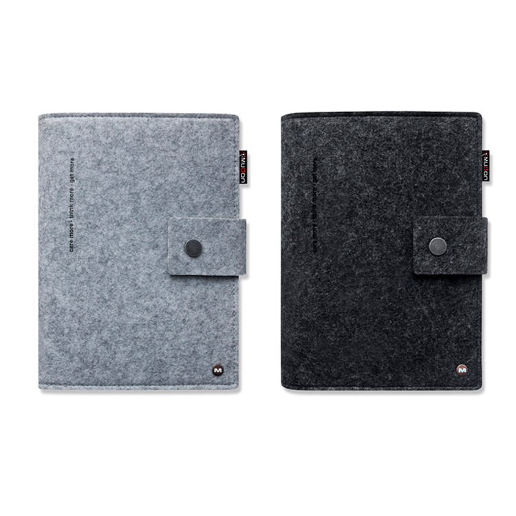 厂家批发羊毛毡A5时尚商务本学生毛毡笔记本日记本支持小额批发