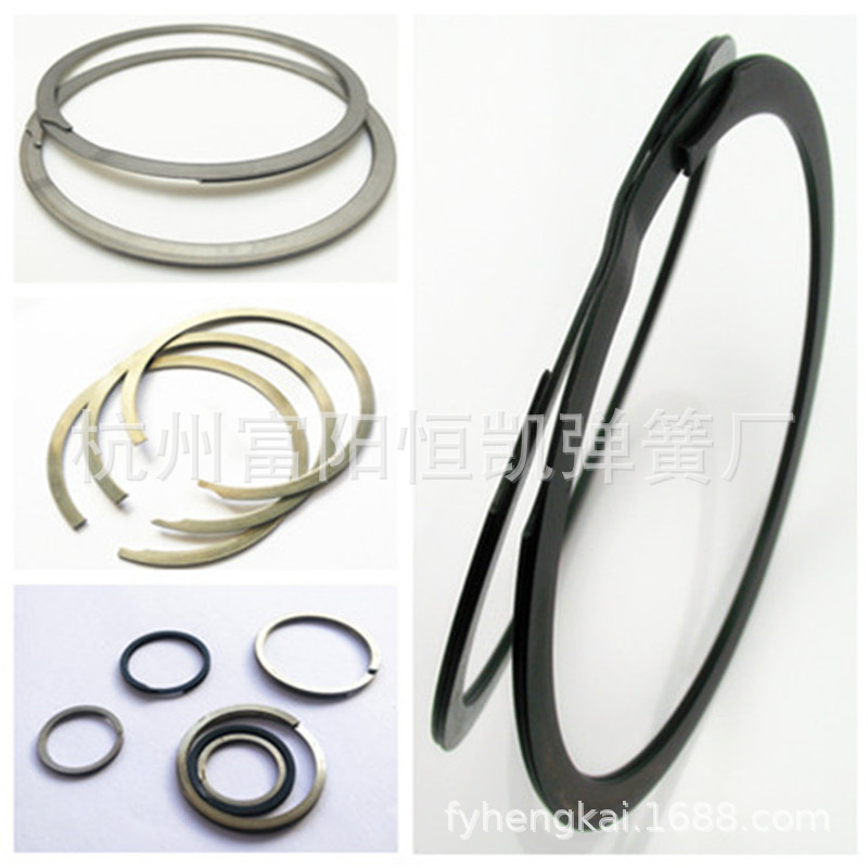 供应大量品质单层卡簧挡圈 轴用卡簧 孔用卡簧 双层螺旋弹性卡簧