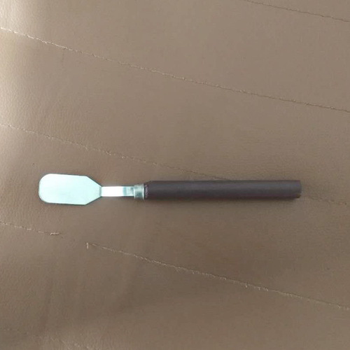 Wholesale student art oil painting scraper wooden flat head stainless steel pick knife oil painting gouache pigment pointed color shovel