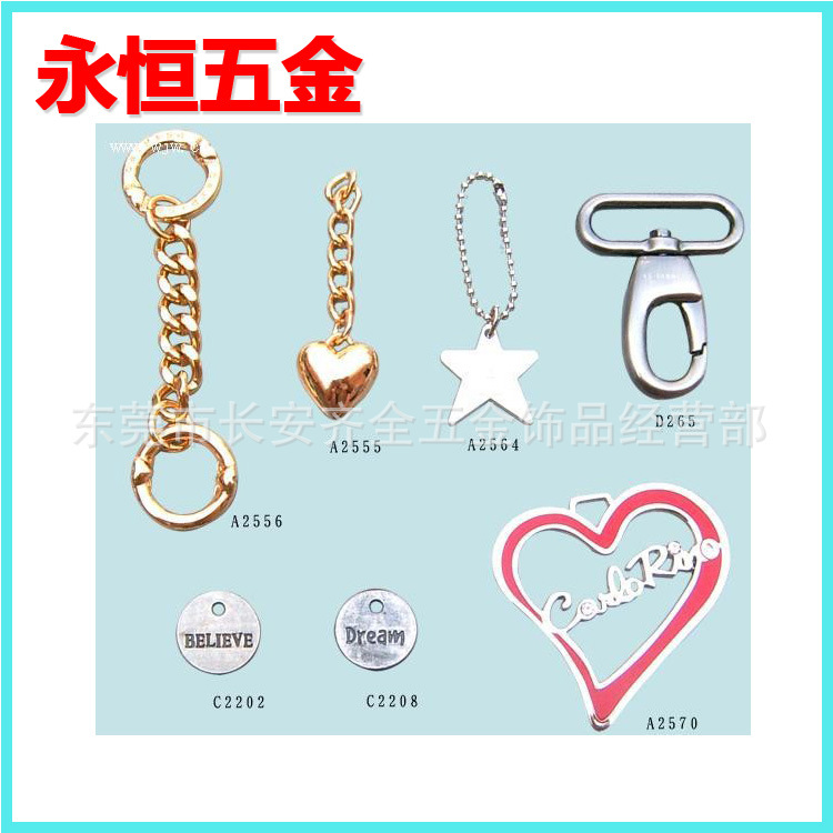 厂家直供铁线扣 粗线铁圈  铁线圈 铁圈铁环 开口圈 挂环 钥匙圈