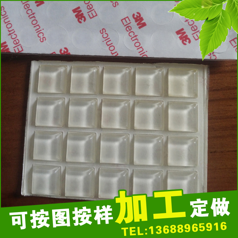 Almohadilla de goma transparente almohadilla de pie de silicona almohadilla de goma de vidrio muebles almohadilla de pie anticolisión partícula anticolisión almohadilla anticolisión pegatina anticolisión