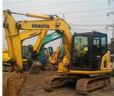 Exportación de comercio exterior compra de segunda mano Carter 307 excavadora Komatsu 80 excavadora mercado de Guangdong