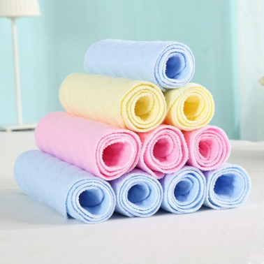 Baby Six-Layer Ecological Cotton Diaper Newborn Cotton Diaper Baby Solid Color Six-Layer Washable Thickened Absorbent Diaper