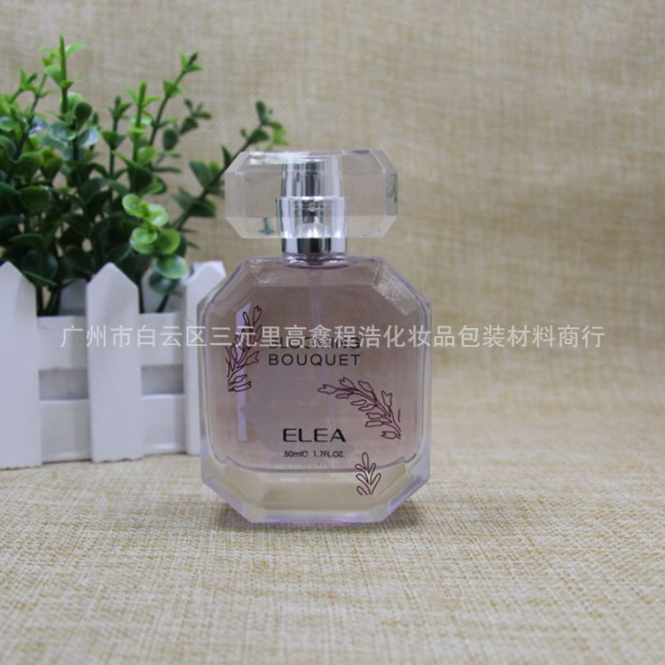 香水瓶包装厂家 供应50ml新款香水瓶 抛光香水瓶 多面瓶