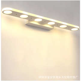 镜前灯柜灯浴室卫生间化妆台防水led厕所壁灯镜柜三色现代简约