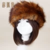 Red fox color empty hat