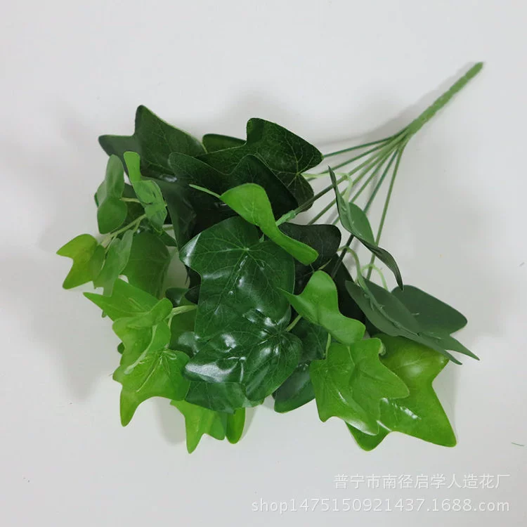 Поддельный цветок Зеленое растение Горшечное растение Украшение стен Моделирование растений Лист Фон Стена Цветок Артимент Соответствующий Материал Зеленый Диаррил Лист Виноградный Лист