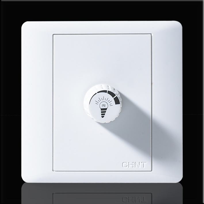 正泰开关插座 NEW7-305 一联调光开关500W开关插座批发