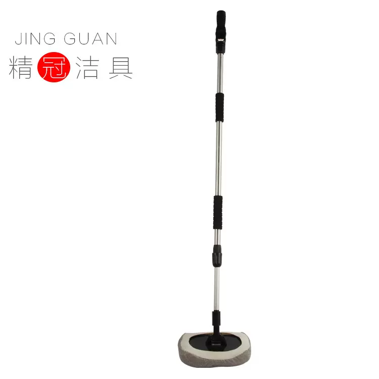 精冠汽车清洁工具汽车清洁拖把 多功能长柄可升缩网布拖把