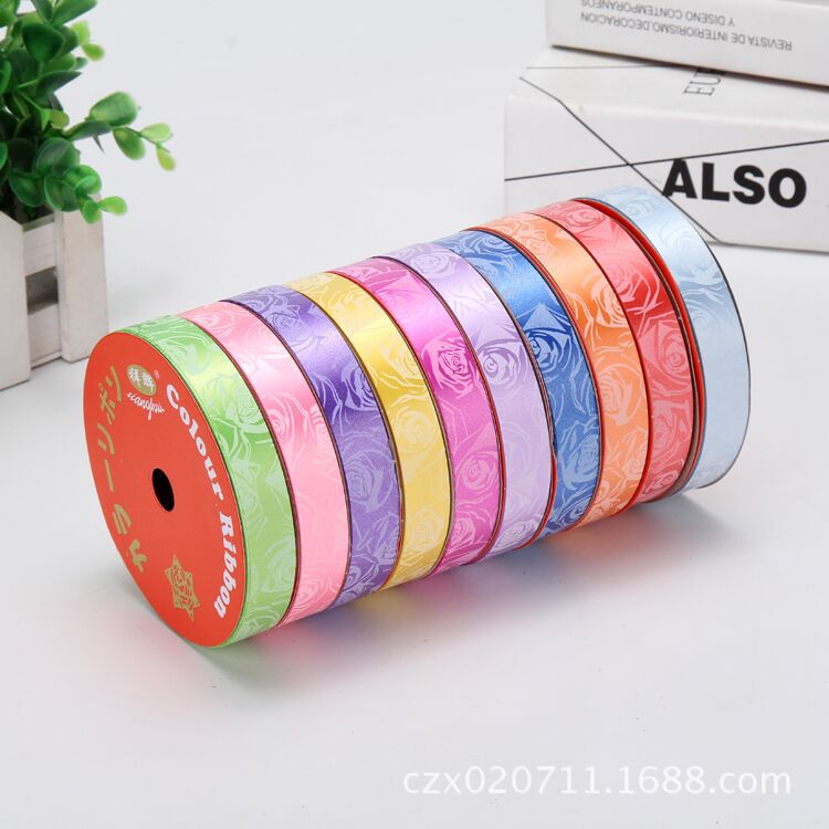 Plástico Phnom Penh cinta flores embalaje regalo de boda decoración globo cinta lágrima roja