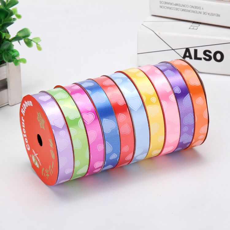 Plástico Phnom Penh cinta flores embalaje regalo de boda decoración globo cinta lágrima roja