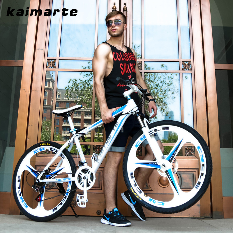 Kaimat 26inch Youth Road Mountain Bike Adult Disc Brake Men's and Women's Bicycle Variable Speed Zx Cycling Off-Road Kaimat 26inch Youth Road Mountain Bike Adult Disc Brake Men's and Women's Bicycle Variable Speed Zx Cycling Off-Road