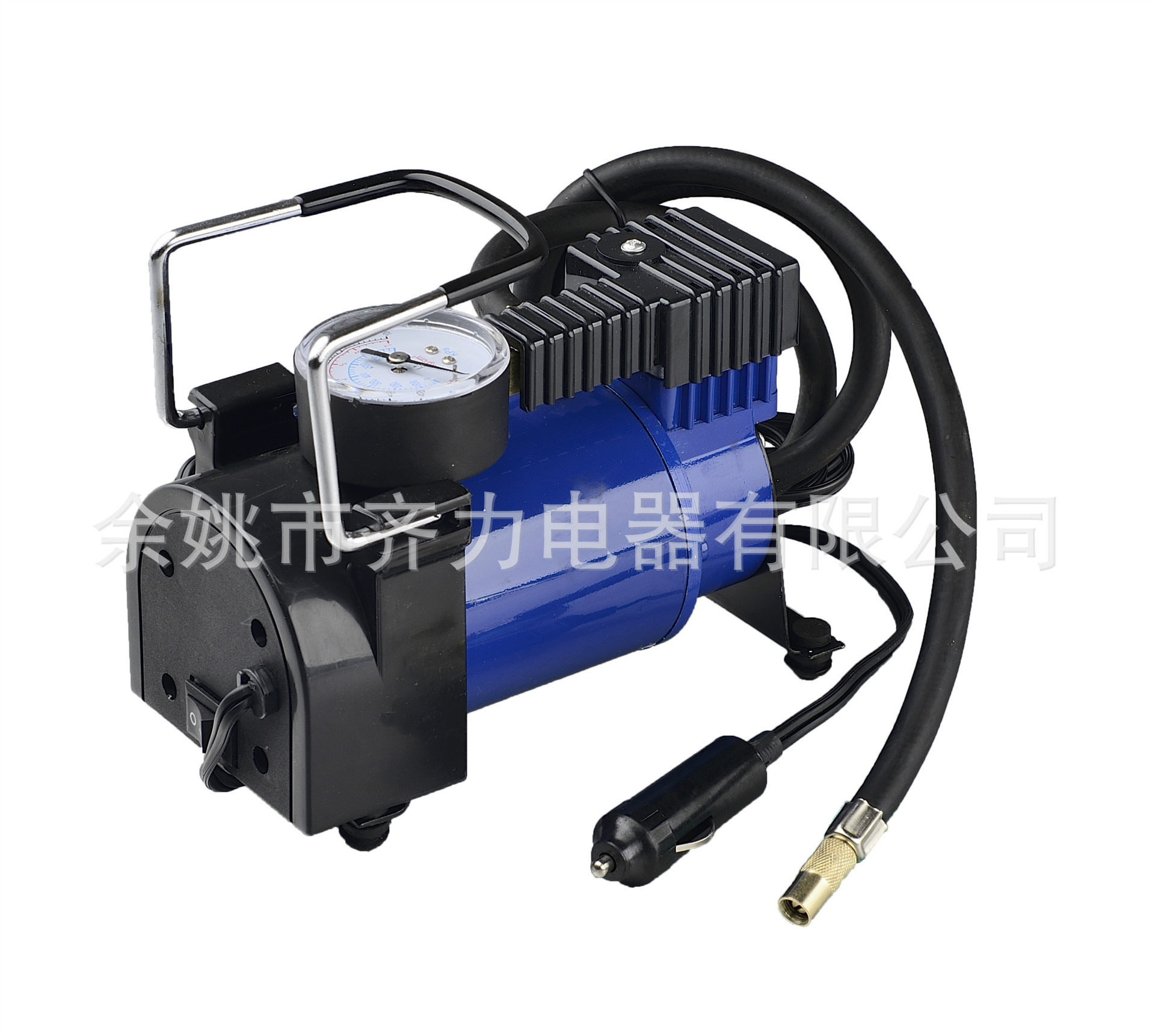 礼品款汽车充气泵12V迷你充气泵热销车载打气泵金属小充气泵