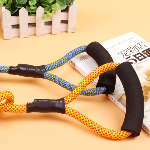 One piece drop shipping pet supplies pet leash, bite-resistant climbing rope, copper hook dog leash, large dog leash