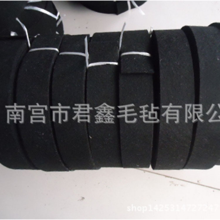 厂家供应密封吸油毛毡条 毛毡块 毛毡垫 圈 环 异形羊毛毡制品