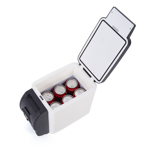 Portable car heating and cooling box, car mini refrigerator, in-car appliances, 12V small 6L refrigerator, car refrigerator