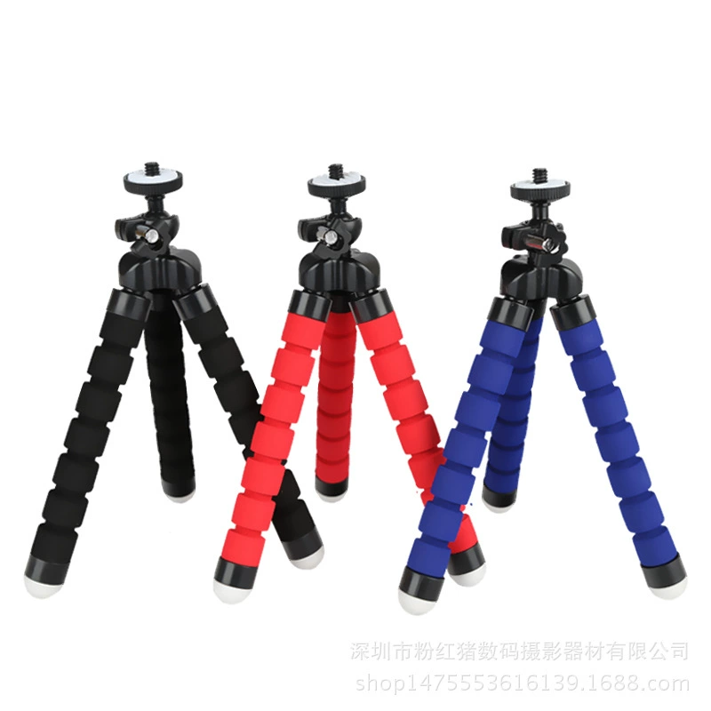 Small sponge mobile phone, tripod, cards, table camera, tubing