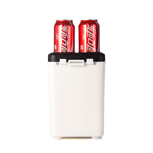 Portable car heating and cooling box, car mini refrigerator, in-car appliances, 12V small 6L refrigerator, car refrigerator