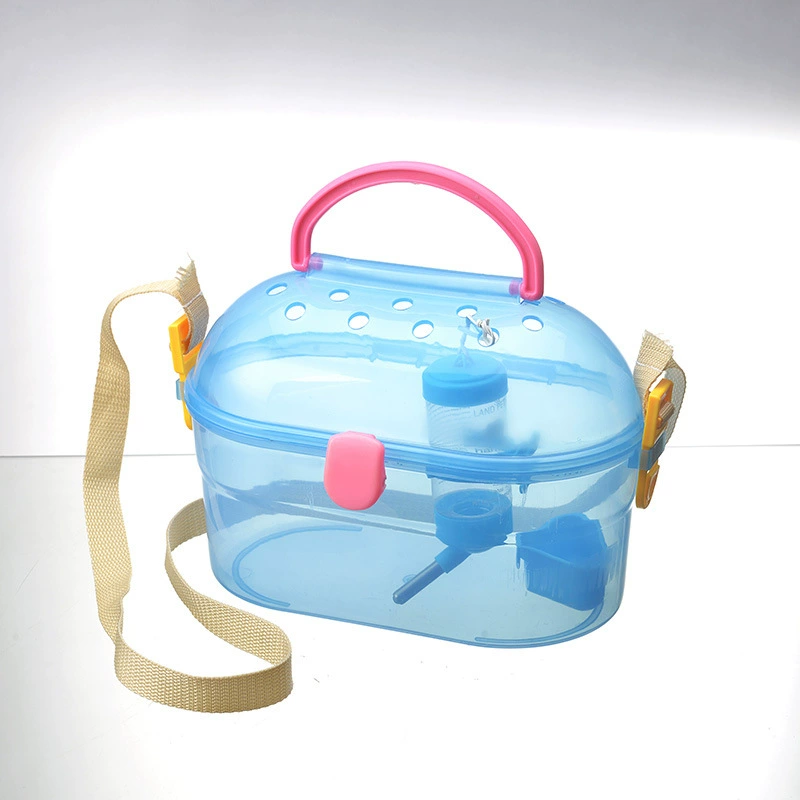 Оптовые клетки для хомяков, переносные клетки для мелких животных, дорожные сумки, просторные кристаллические контейнеры, популярная модель