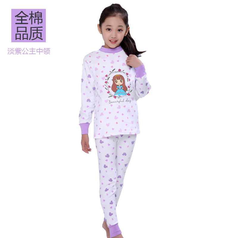 3 6 9 11 años ropa para niños ropa interior de algodón Niños y Niñas Ropa interior delgada de algodón ropa de otoño pantalones largos