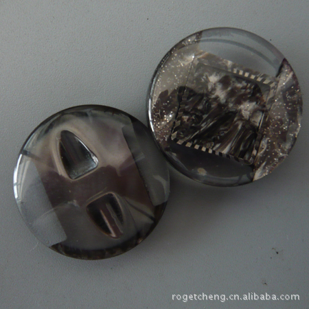 树脂女装大衣钮扣貂皮外套水钻裘皮辅料 缝线皮草扣 生产厂家