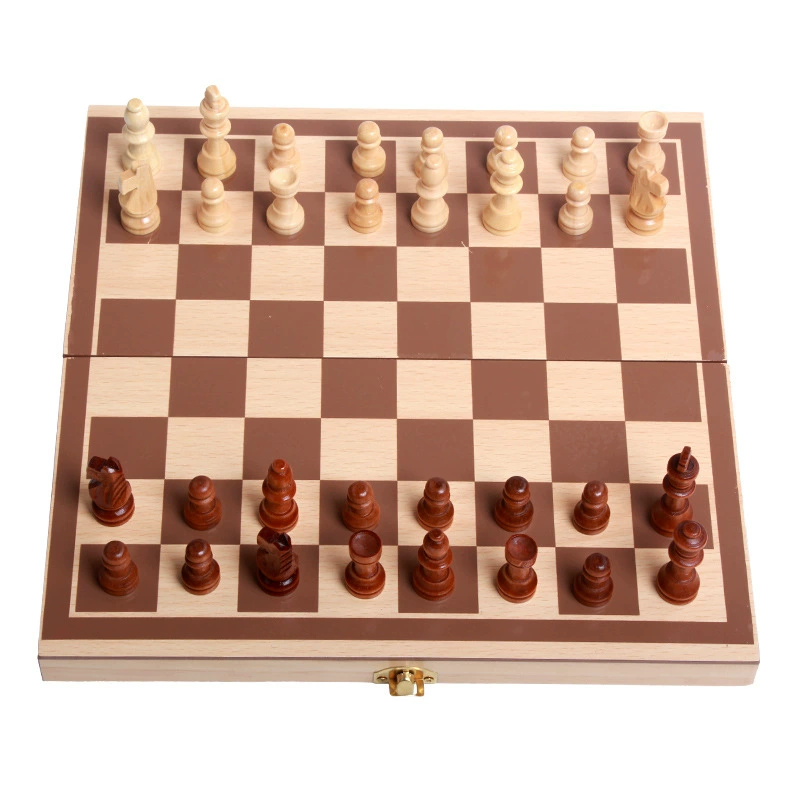 木妈妈 Деревянная игрушка, складные шахматы