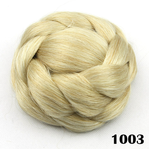 AliExpress Supply New Braided Hair Buns Ball Hair Bun Yiwu Wigs Wholesale