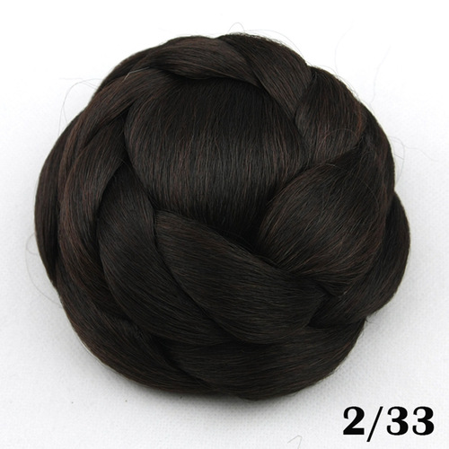 AliExpress Supply New Braided Hair Buns Ball Hair Bun Yiwu Wigs Wholesale
