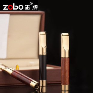 zobo genuine solid wood sandalwood metal cigarette holder filter circulating type washable filter cigarette set men's 255