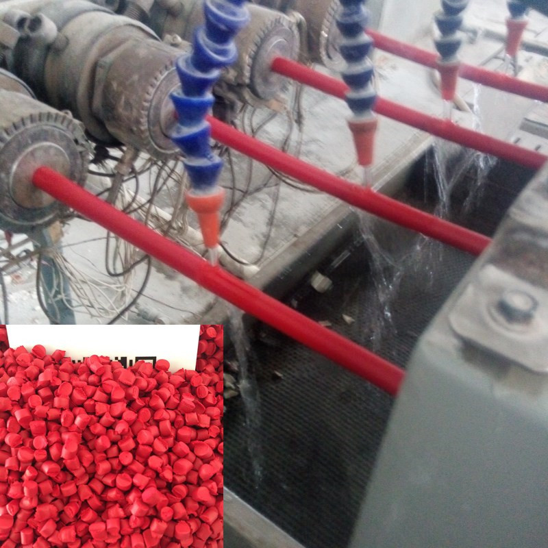 山东PVC管材用红色母粒|绿色母粒|蓝色母粒| 生产厂家 彩之翼