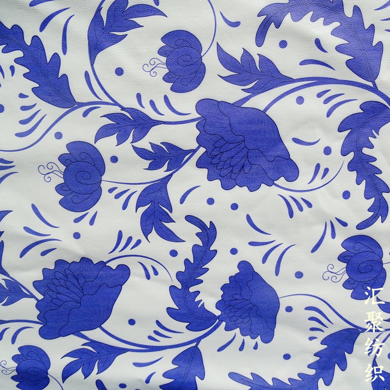 湿法革印花 小羊纹皮革印花 时装印花面料 弱溶剂皮革印花