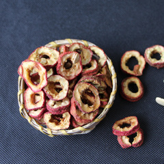 散裝新貨無核山楂片山東水果茶葉烘乾山楂中心圈花果茶廠家批發