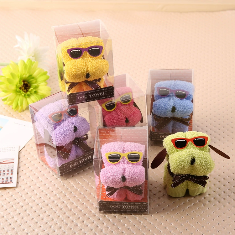 Креативное полотенце в форме щенка для торта, подарок на день рождения, корпоративный подарок с логотипом компании, оптом