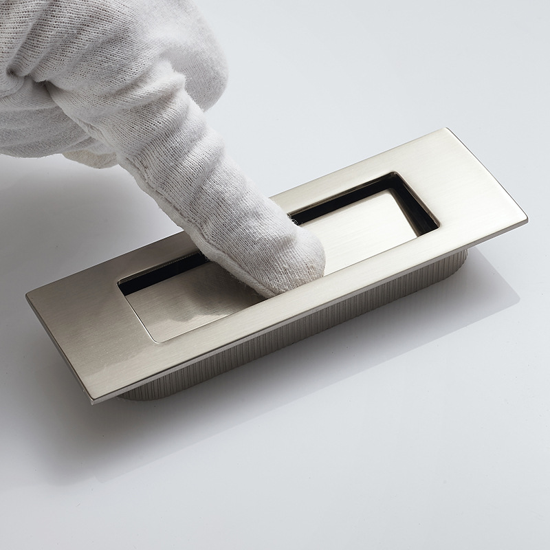 Manija invisible de la primavera manija del Gabinete moderno invisible puerta corredera manija oculta manija del cajón manija oculta a prueba de polvo