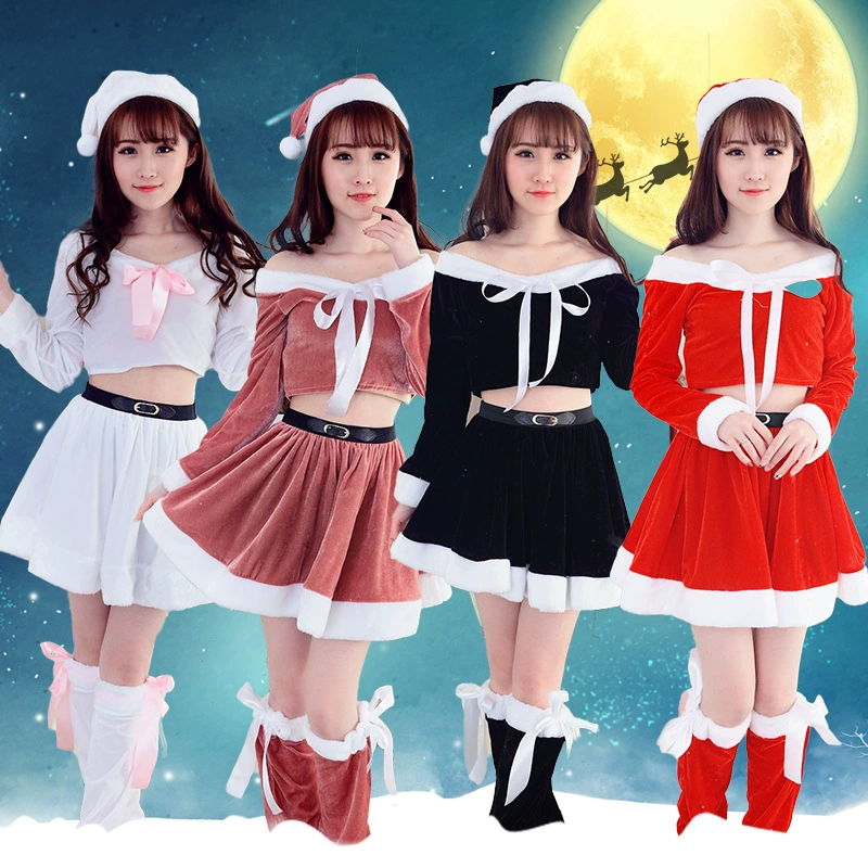 Сексуальный милый костюм для девочек DS Ночная Клубная ролевая одежда сценическая одежда висит на шее Рождество $ X66