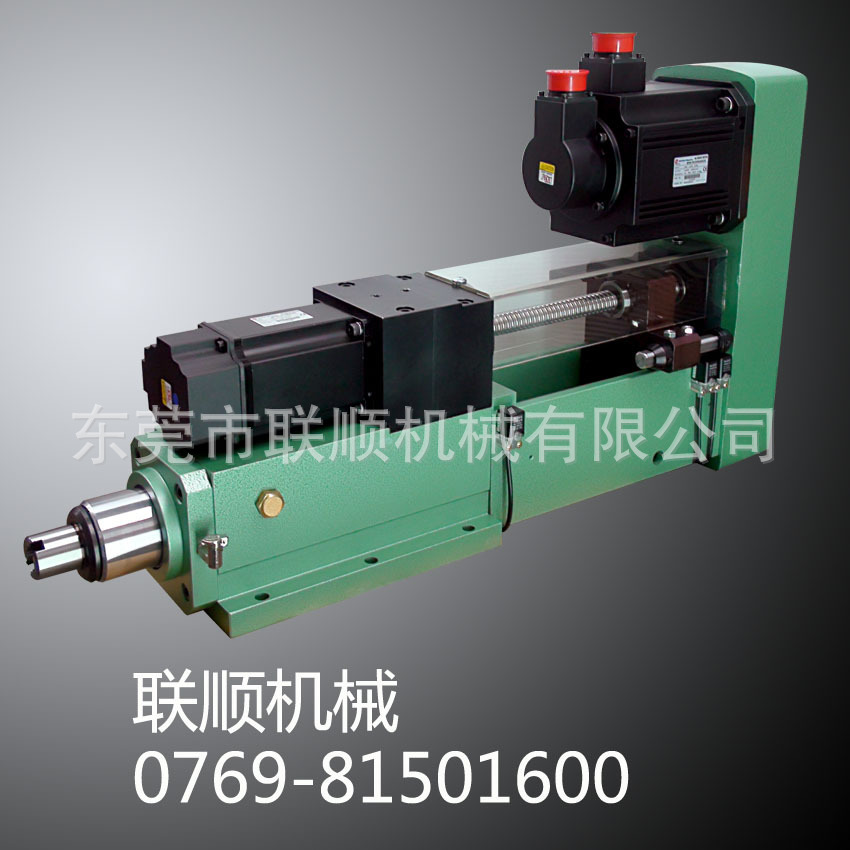 厂家直销仲为NC-150伺服动力头 机械加工钻孔主轴头伺服电机自配