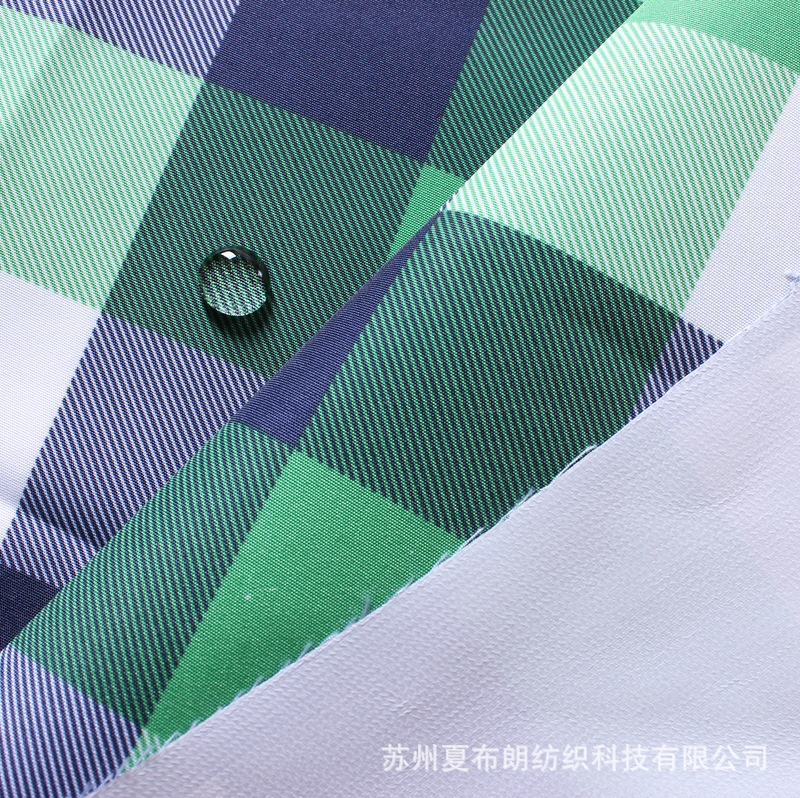 涤纶塔丝隆228T防水印花 复合TPU乳白膜  户外防寒手套服装面料