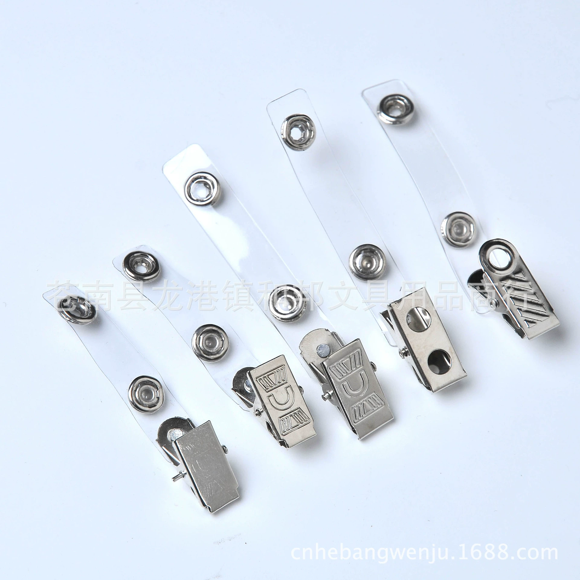 Одно отверстие двойное отверстие прозрачный ремешок металлический значок зажим для карт нагрудный зажим для карт заводской зажим для карт 2 отверстия 4 отверстия Железный зажим оптом