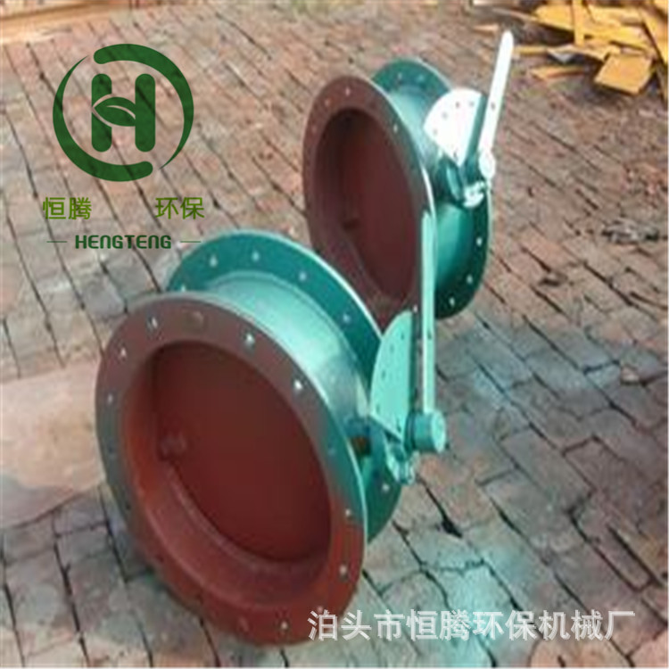 手动蝶阀多叶调节阀不锈钢蝶阀焊接异型蝶阀400*400矩形蝶阀风阀