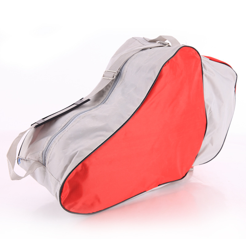 Gran bolsa universal de zapatos de patinaje sobre ruedas patines para niños bolsa al por mayor patines mochila tamaño pequeño bolsa de doble fila