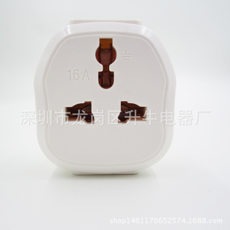 Ventas directas de fábrica (rotación) Convertidor de dos enchufes estándar nacional, enchufe de conversión de viaje plano de tres orificios, enchufe de conversión múltiple