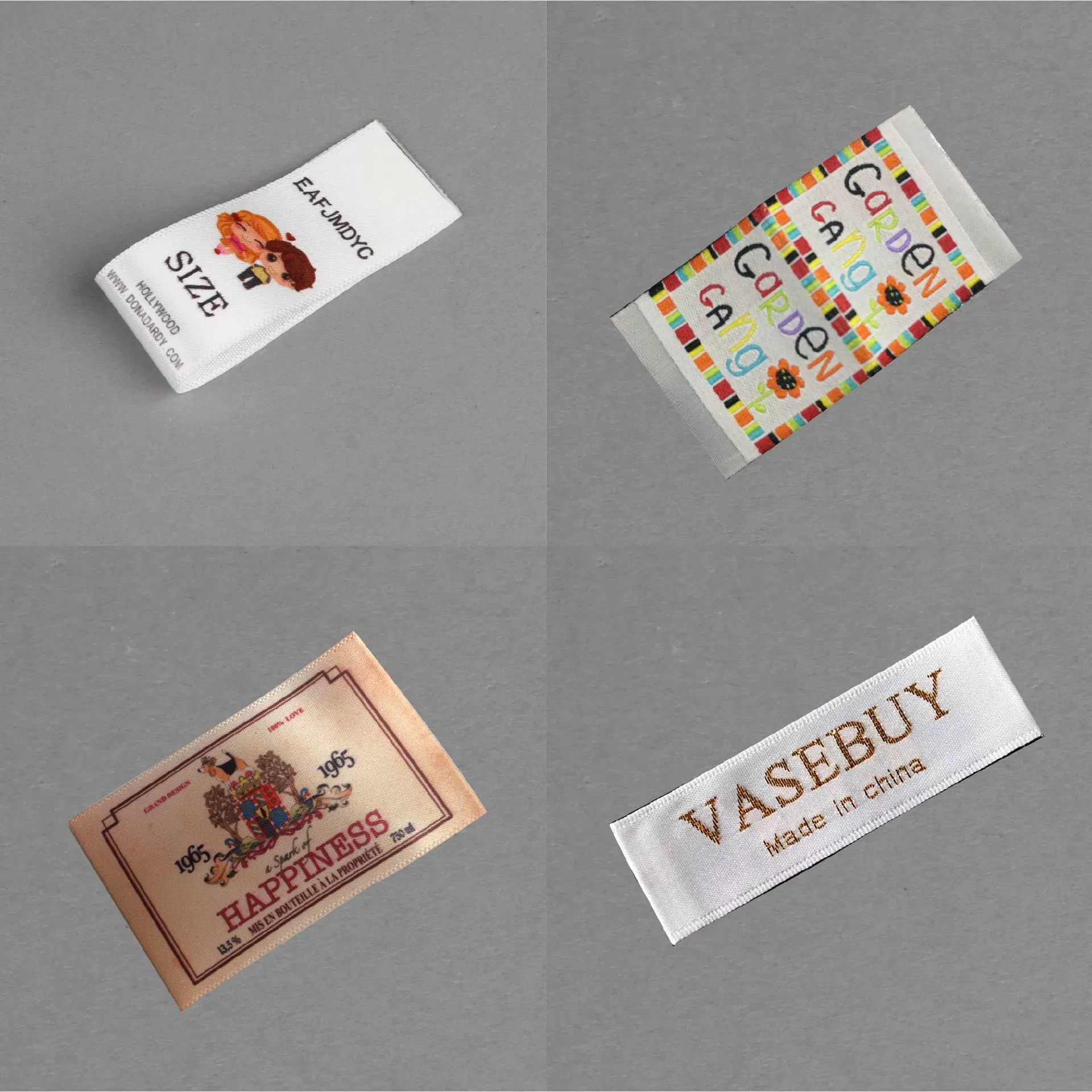 Знак для стирки одежды изготовление стирки Марк Шелковая печать Знак на ткани печать воротник знак этикетка торговой марки стиральная знак