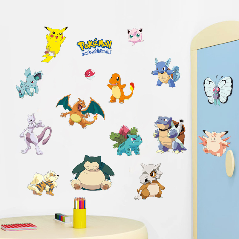 1493 New Pokemon Pokemon Pokemon Pokémon Pikachu Removable Wall Sticker