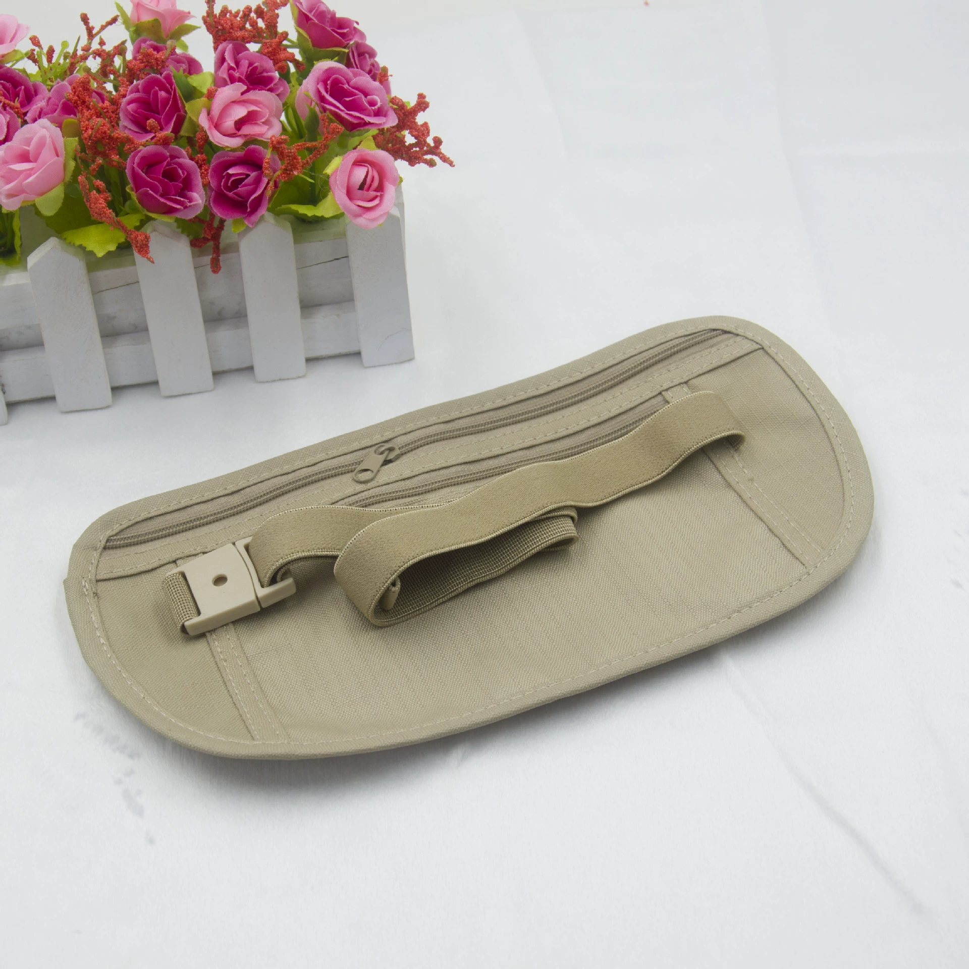 户外贴身运动腰包防盗跑步放手机背包多功能护照可加logo