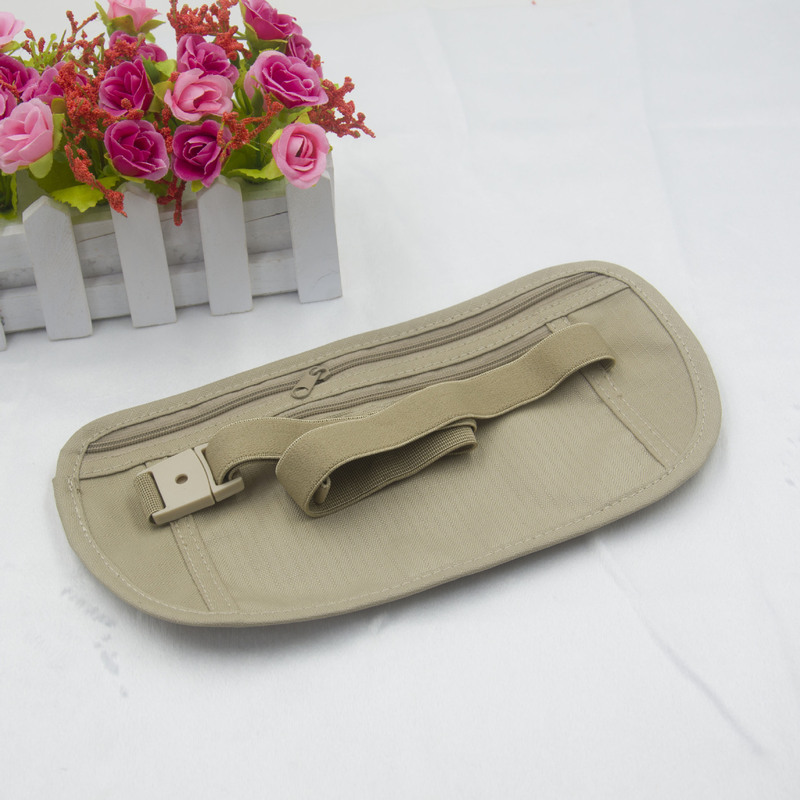 Outdoor Close-Fitting Sports Waist Bag, Anti-Theft Running Bag for Carrying Mobile Phones, Multifunctional Passport Bag, Can Add Logo