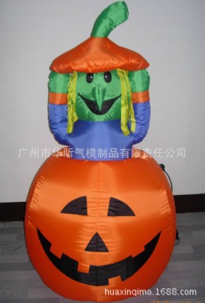 万圣节幽灵 场景布置道具 充气南瓜　南瓜精灵